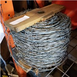 LARGE ROLL OF BARBED WIRE