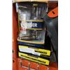 Image 2 : 2 BOXES OF IMPACT FASTENERS, WEISER SMART KEY DOOR HANDLE, AND CORDLESS DRILL