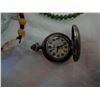 Image 2 : TRAY OF JEWELLERY INLCUDING MINIATURE POCKET WATCH