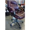 Image 2 : LEATHER GAS LIFT OFFICE CHAIR