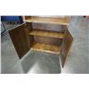 Image 2 : WALNUT BOOKSHELF W/ STORAGE