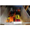 Image 1 : 2 DODGE DIE CAST MUSCLE CARS AND SCALE ENGINE MODELS