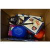 Image 2 : BOX LOT OF BASEBALL COLLECTABLES W/ MINI HELMETS