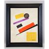 Image 2 : El Lissitzky Russian Suprematist Oil on Canvas