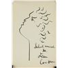 Image 1 : Jean Cocteau French Ink on Paper Inscribed