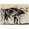 Image 1 : Pablo Picasso Spanish Cubist Signed Linocut EA