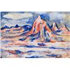 Image 1 : Marsden Hartley US Modernist Oil Tempera on Paper