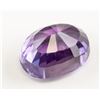 Image 2 : 6.05 Ct Oval Cut Purple Sapphire