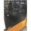 Image 3 : Upright Glass door double sided locking display cabinet with lights