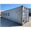 Image 3 : 40 foot Grey Metal shipping container with locking doors. must be removed on Wednesday August 7 from