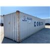 Image 4 : 40 foot Grey Metal shipping container with locking doors. must be removed on Wednesday August 7 from