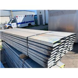 Pallet Lot of Metal Studs (6"x10ft, approx. 80 pieces)