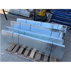 Pallet lot of 8" x 14" x 60" duct 30 ga