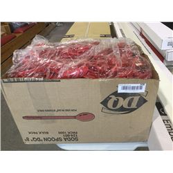 Case of DQ Plastic Spoons Bulk Pack