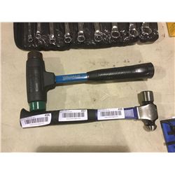 NEW set of 2 Williams ball pean hammer and rubber mallet
