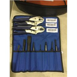 NEW LOT of williams R29 Punch Set & 2 vice grips