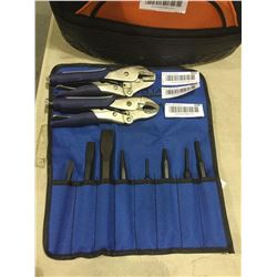 NEW LOT of williams R29 Punch Set & 2 vice grips