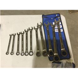 NEW Williams 11 piece combination ratchet end wrench set standard 3/8 - 15/16
