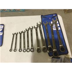 NEW Williams 11 piece combination ratchet end wrench set standard 3/8 - 15/16