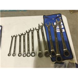 NEW Williams 11 piececombination ratchet end wrench set standard 3/8 - 15/16