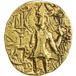 KUSHAN: Vasishka, ca. 240-260, AV dinar (7.74g). VF-EF