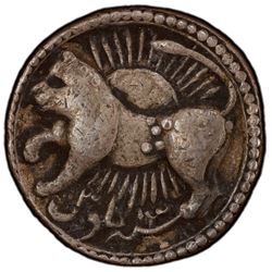 MUGHAL: Jahangir, 1605-1628, AR rupee (early imitation), Ahmadabad, AH1027 year 13, VF