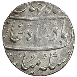 MUGHAL: Shah Jahan II, 1719, AR rupee (11.54g), Surat, AH1131 year one (ahad). AU