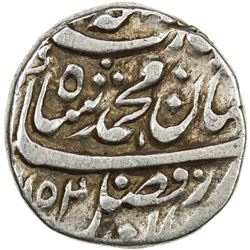MUGHAL: Muhammad Shah, 1719-1748, AR rupee (11.39g), Bhakhar, AH1152 year 22. VF