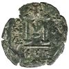 Image 2 : BYZANTINE EMPIRE: Justinian II, First reign, 685-695, AE follis (3.44g), Syracuse, Sicily. EF