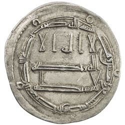 ABBASID: al-Rashid, 786-809, AR dirham (2.86g), Arran, AH189. VF-EF
