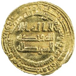 ABBASID: al-Musta'in, 862-866, AV dinar (4.10g), al-Muhammadiya, AH248. VF
