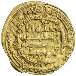 ABBASID: al-Mu'tamid, 870-892, AV dinar (4.20g), Samarqand, AH275. EF