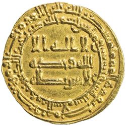 ABBASID: al-Muktafi, 902-908, AV dinar (4.11g), Madinat al-Salam, AH292. AU