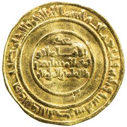 FATIMID: al-Mustansir, 1036-1094, AV dinar (4.23g), Misr, AH436. VF