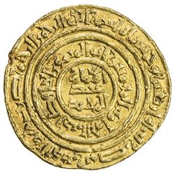 FATIMID: al-Hafiz, 1131-1149, AV dinar (3.98g), Misr, AH540. VF