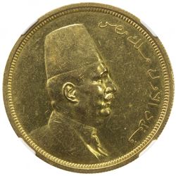 EGYPT: Fuad I, as King, 1922-1936, AV 500 piastres, 1922/AH1340. NGC AU58
