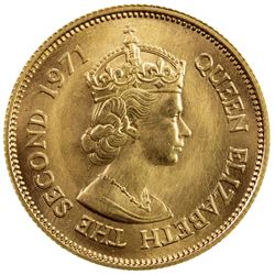 MAURITIUS: Elizabeth II, 1952-1987, AV 200 rupees, 1971. BU