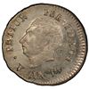 Image 2 : HAITI: Western Republic, 1807-1818, AR 25 centimes, AN 14 (1817). PCGS MS65