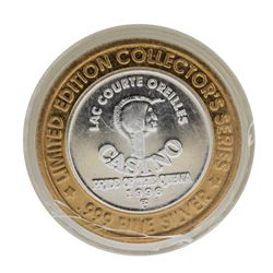 .999 Silver LAC Courte Oreilles $10 Casino Limited Edition Gaming Token
