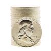 Image 1 : Roll of (20) Brilliant Uncirculated 1958-D Franklin Half Dollar Coins