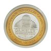 Image 1 : .999 Silver Gambler Reno, Nevada $10 Casino Limited Edition Gaming Token