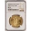 Image 1 : 2008-W $50 Burnished American Gold Eagle Coin NGC MS70