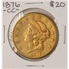 Image 1 : 1876-CC $20 Liberty Head Double Eagle Gold Coin