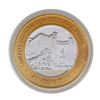 Image 2 : .999 Fine Silver Las Vegas Club, Nevada $10 Casino Limited Edition Gaming Token