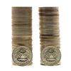 Image 2 : Lot of 1961-D & 1962-D Brilliant Uncirculated Washington Quarter Coin Rolls