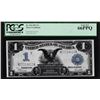 Image 1 : 1899 $1 Black Eagle Silver Certificate Note Fr.236 PCGS Gem New 66PPQ