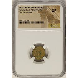 Theodosius I, 379-395 AD Ancient Eastern Roman Empire Coin NGC XF