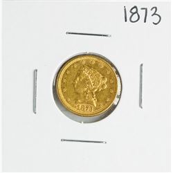 1873 $2 1/2 Liberty Head Quarter Eagle Gold Coin