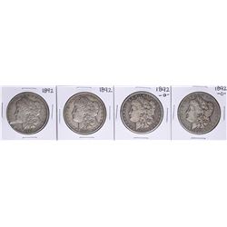 Lot of (4) 1892 & 1892-O $1 Morgan Silver Dollar Coins