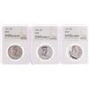 Image 1 : Lot of 1957-1959 Franklin Half Dollar Coins NGC PF67